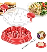 Chicken Shredder, PEOUWNES Large Chicken Breast Shredder Tool Twist with Fork, Visible Meat Shred...