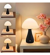 ZSLAIFU Mushroom Lamp, Dimmable Mushroom Table Light, Portable Wireless Small Lamp, Rechargeable ...