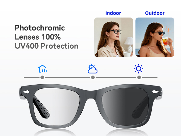 smart wireless headphone sunglasses