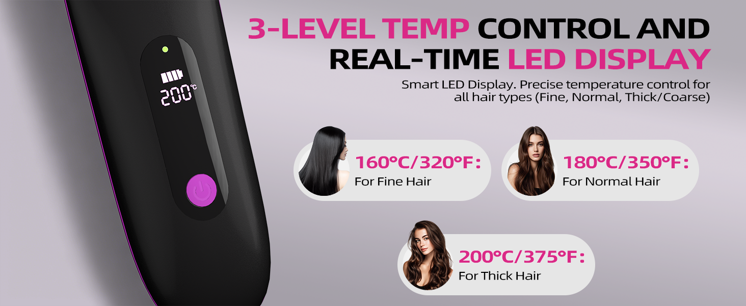 hair straightener brush