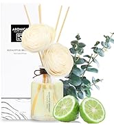 Aronica Twin Sola Diffuser 160ml_Eucalyptus and Bergamot Scent Sticks Oil Diffuser for Modern Hom...