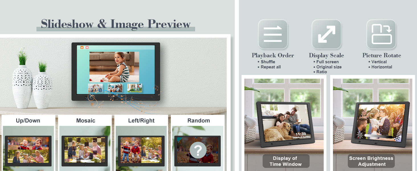 digital picture frame with sd card