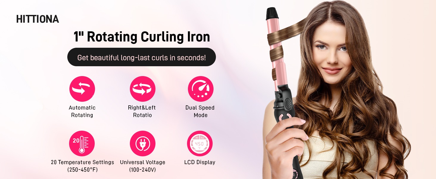 rotating curling iron