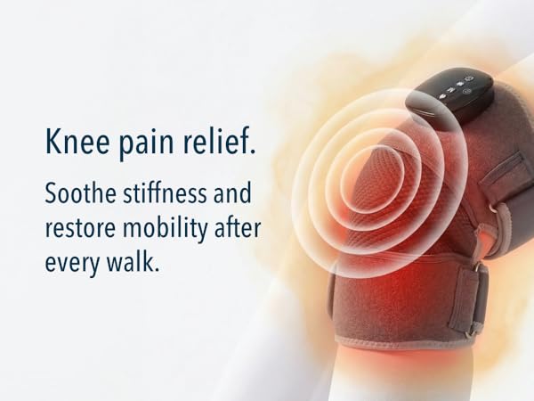 FORTHiQ RED+ Knee Massager with Heat and Red Light Therapy
