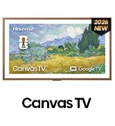 Hisense 50“ Hi-QLED S7 CanvasTV Series 4K UHD Google Smart Art TV (50S7SG, 2026 New) - Art Mode, ...