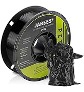 JAREES Petg Filament 1.75,Toughness Enhanced Petg Vacuum Sealed,Adhere Well 1kg Spool 3D Printer ...