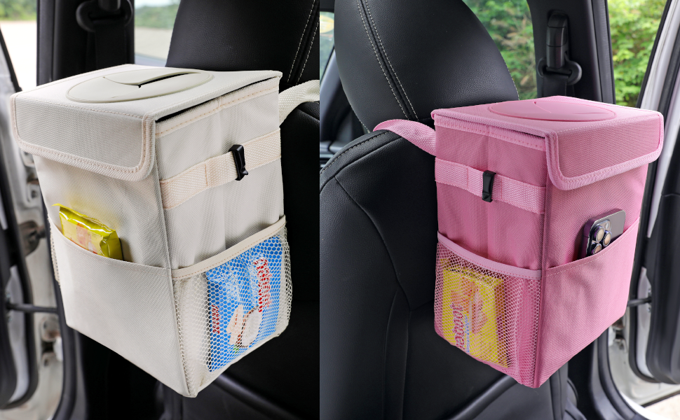 car trash can