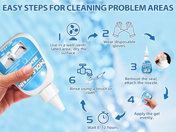 stain remover gel for shower