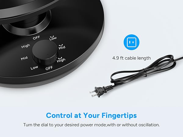Oscillating Air Circulator Fan