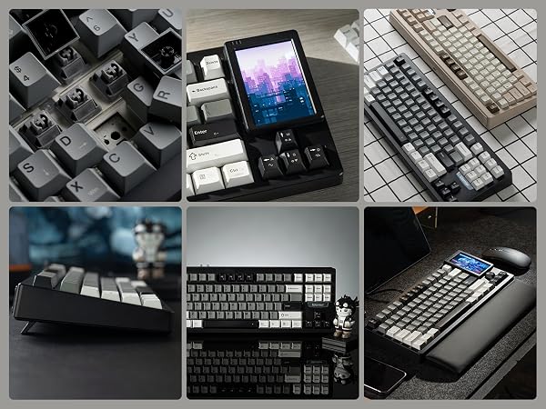 Custom Creamy Keyboard 75% Mechanical Gaming Keyboard Hot-Swappable Keyboard
