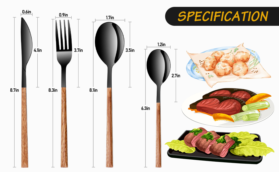16 Piece Silverware Flatware Set