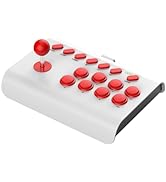 RALAN Arcade Fight Stick, Street Fighter Arcade Game Fighting Joystick with Turbo &amp; Macro Functio...