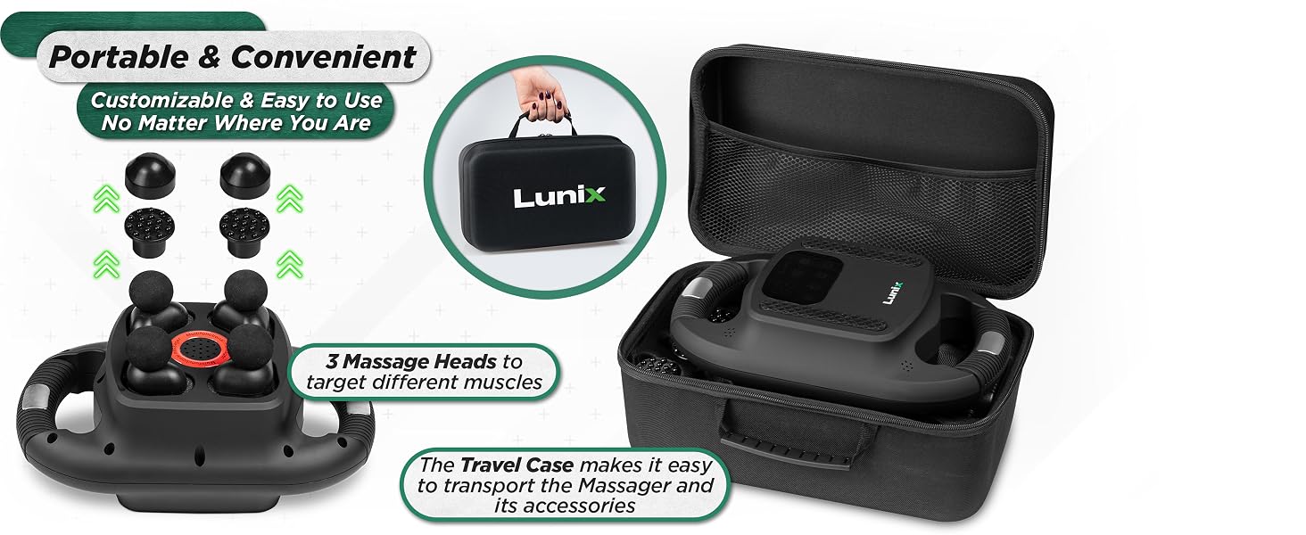 Portable and convenience deep tissue massager travel bag