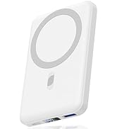 AOGUERBE for Magsafe Portable Charger, 10000mAh Wireless Magnetic Power Bank PD 22.5W Fast Chargi...