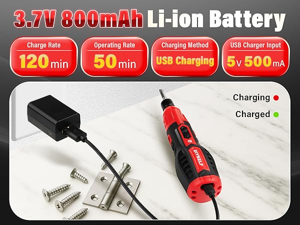 cordless screwdriver rechargeable