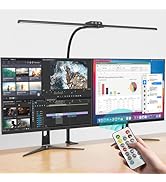 KableRika Desk lamp,Double Head LED Desk Clamp Lamp with Remote,Architect Desk Lights for Home Of...