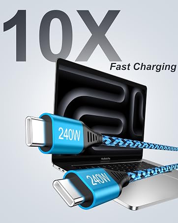 240w usb c to usb c cable fast charging