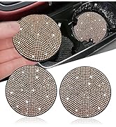 2pcs Bling Car Cup Holder Coaster, 2.75 inch Anti-Slip Shockproof Universal Fashion Vehicle Car C...