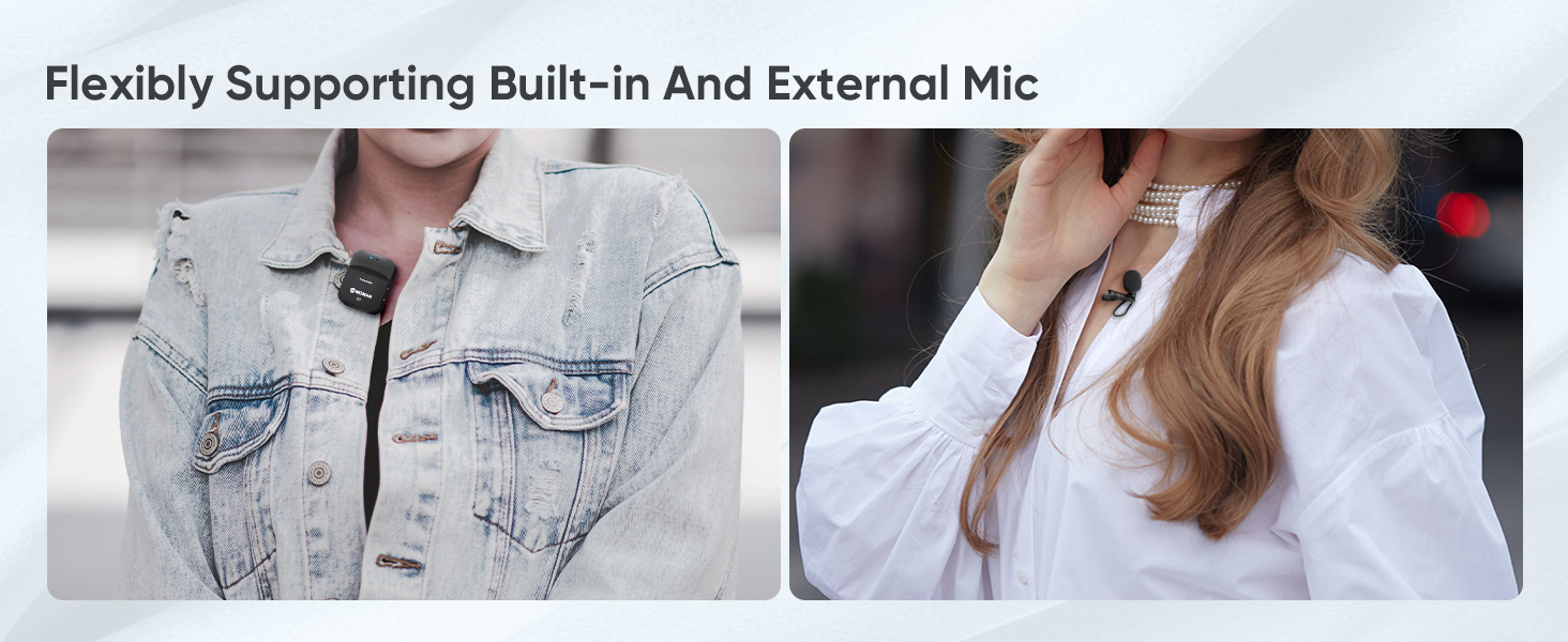 Moman C1 Wireless Lavalier Microphone