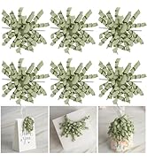 AIMUDI Green Curly Bows 4" Sage Green Gift Bows Self Adhesive Curly Ribbon Bows for Gift Wrapping...