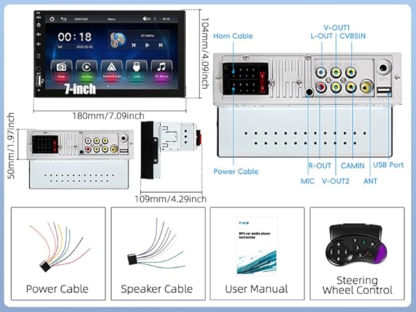 car radio bluetooth car stereo with bluetooth radio for car audio receivers car radio touchscreen