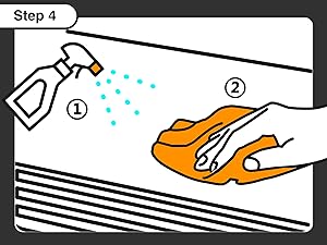 clean the surface with a suitable cleaner depending on the dashboard materials to remove adhesives