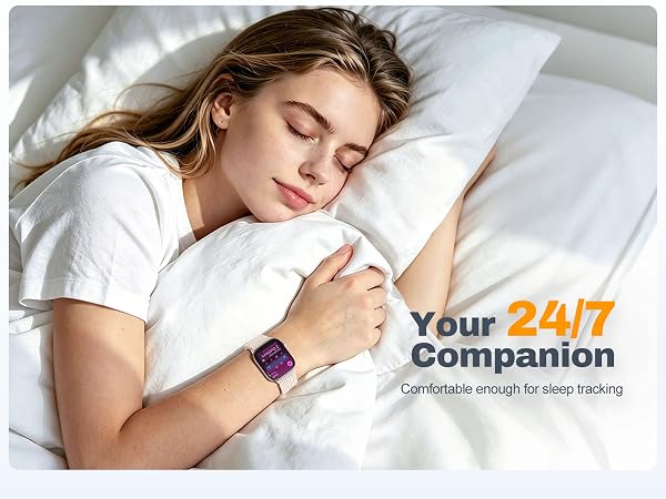 Unlike silicone, fabric bands keeps your wrist cool during intense workouts and dry while you sleep