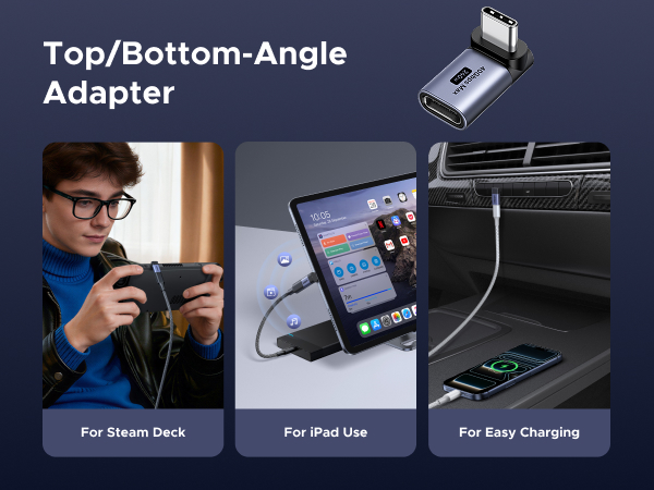 Right Angle USB-C Adapter