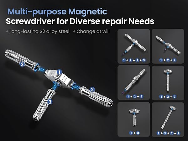 VMAN ratchet screwdriver set