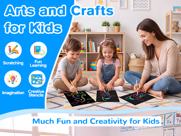 Scratch Art Paper Set