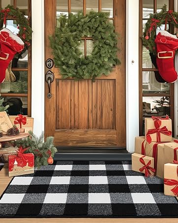 Buffalo Plaid Outdoor Rug