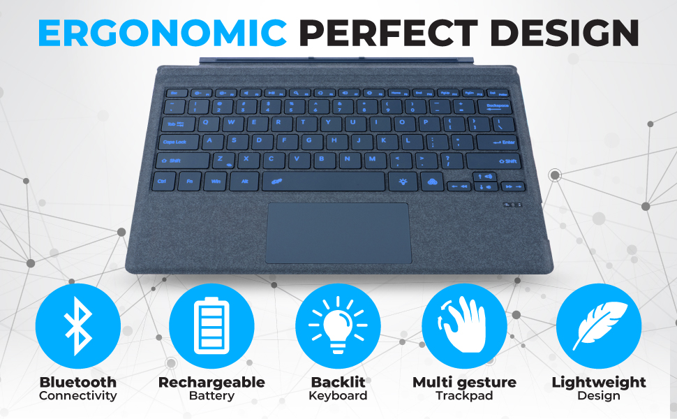 Microsoft surface pro 7 6 5 4 3 keyboard