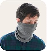 CHARM Mens Organic Cotton Neck Gaiter - Headband Beanie Chemo Hat Hairband Ear Warmer