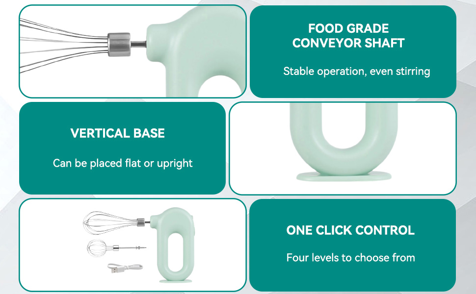 4 Speed Electric Hand Mixer Electric Whisk Egg Beater