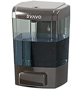 SVAVO Wall Soap Dispenser Bathroom 23.7oz / 700ml, Commercial Soap Dispenser Wall Mounted, Hand S...