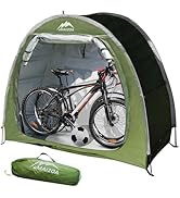 MAIZOA 78.8 x 31.5 x 65 in Outdoor Bike Covers Storage Shed Tent,210D Oxford Thick Waterproof Fab...