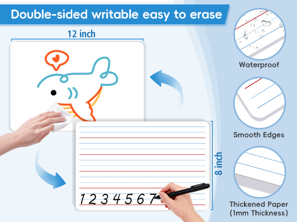10 Packs of Small Whiteboards