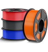 TECBEARS PETG Filament 1.75mm, 3D Printer Filament PETG Filament Bundle 4-Color, Strong Toughness...