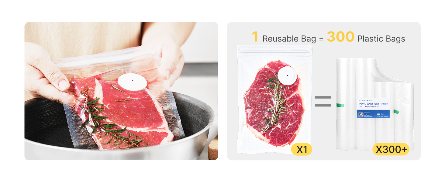 1 reusable bag=300 plastic bags