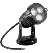 LemonBest Landscape Lights - Low Voltage Outdoor Landscape Spotlight - Waterproof LED Landscape L...
