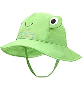 Azue Baby Sun Hat Toddler Summer Hat UPF 50+ Bucket Hat Baby Boy UV Sun Protection Hats Kids Beac...
