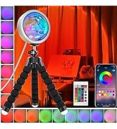 YouOKLight Sunset lamp Projector, Sunset lamp for Bedroom. App Control Tripod with Multiple Color...