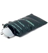 Face Shadow Super Soft Glasses Case with Cleaning Cloth Eyeglasses Pouch Drawstring Closure