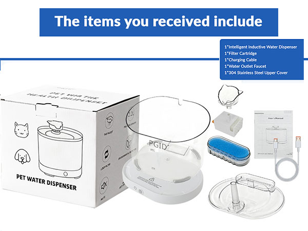 The items you received include