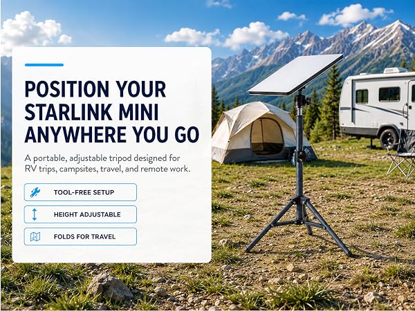 Portable Tripod for Starlink Mini