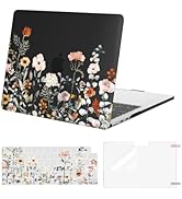 MOSISO Compatible with MacBook Air 13 inch Case 2024 2023 2022 M3 A3113 M2 A2681, Plastic Garden ...