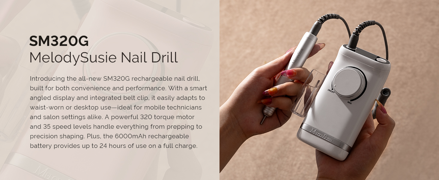 SM320 melodysusie nail drill