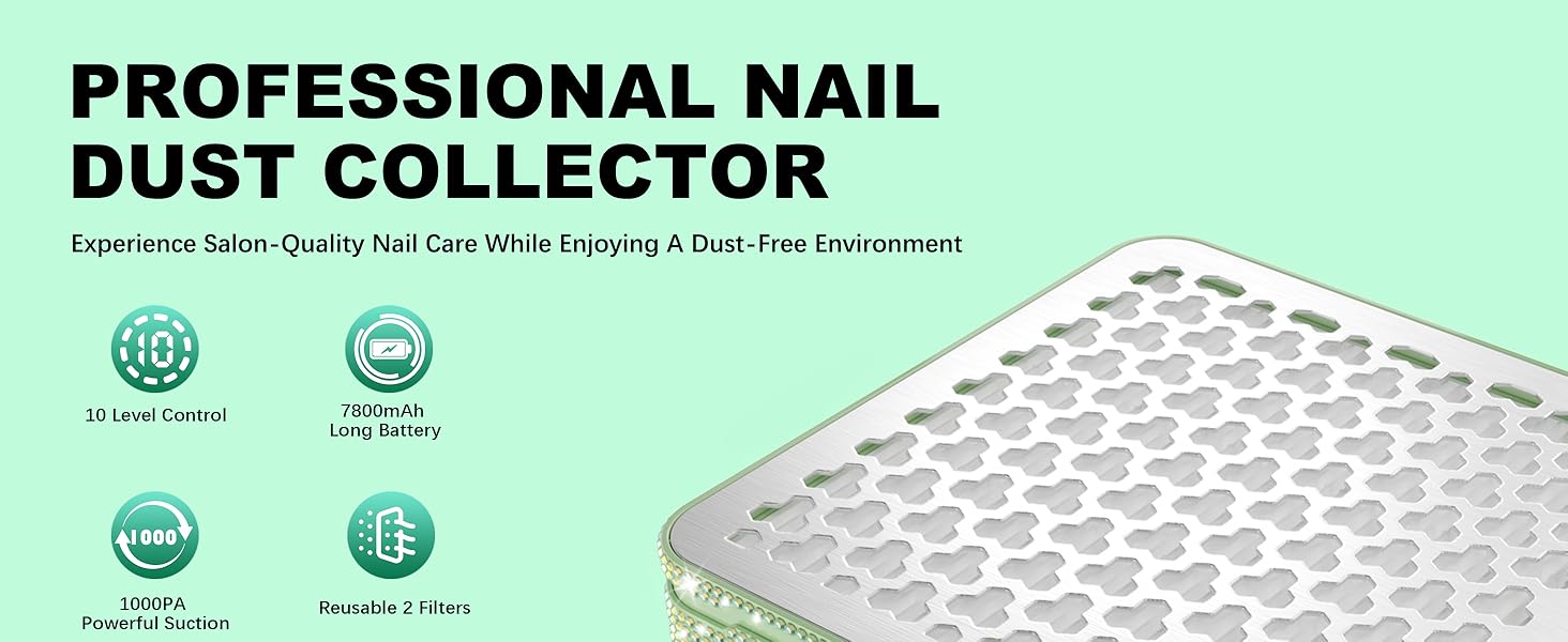 aspiradora de polvo de uñas profesional