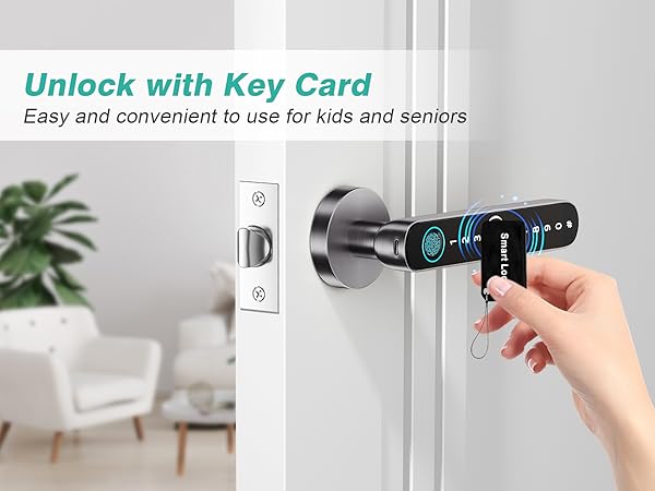 fingerprint smart door lock stainless