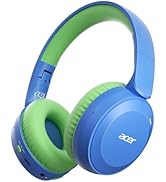 acer Kids Bluetooth Headphones, 85/94dB Volume Limiter, Foldable Wireless Over-Ear Headphones for...